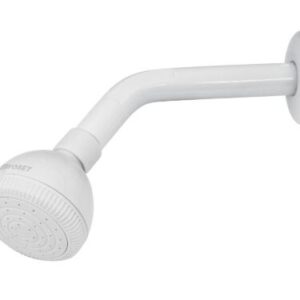 Regadera plástica redonda 2-1/2″ blanca, Foset cod: 49269