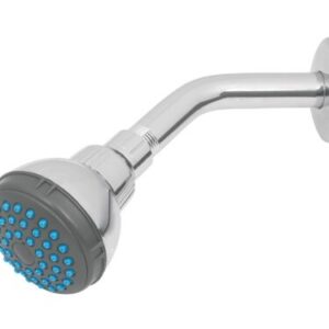 Regadera redonda 2-1/2″ brazo y chapetón de acero, Foset cod: 49245