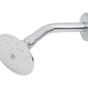 Regadera redonda 3-1/2″ brazo y chapetón de acero, Foset cod: 49247