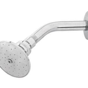 Regadera redonda 3″ brazo y chapetón de acero, Foset cod: 45058