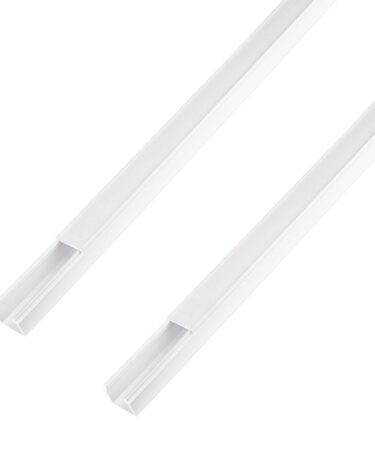 Canaletas de 1 vía, con cinta adhesiva, 2 m