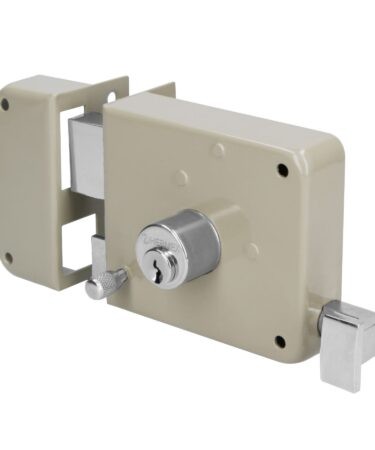Cerradura sobreponer izq instala-fácil, caja, Hermex