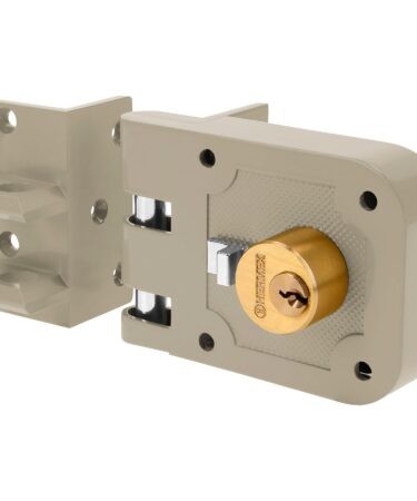 Cerradura sobreponer, puerta corrediza, clásica, izquierda